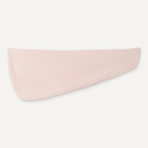Amazon Basics Quick Dry Microfiber Hair Towel Wrap, Hair Drying Towel, Grey/Pink, 2-Pack - Image 5