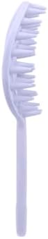 Cricket Hapi So Clean Scalp Massager Brush – Silicone Scrubber & Exfoliator for Hair & Scalp Care, 38 Firm Tapered Teeth, Shampoo Brush for Shower & Salon - Light Purple - Image 6