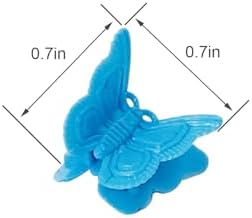 50 Pieces Assorted Color Butterfly Hair Clips, Beautiful Mini Butterfly Hair Clips Hair Accessories for Women and Girls (50 Pack Random color) - Image 3