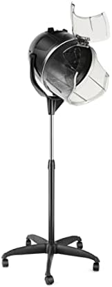 Salonsunny Hooded Stand-Up Hair Bonnet Dryer Professional Rolling Base with Wheels Portable Hair Dryer - Image 4