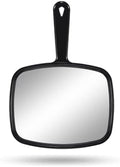 Gladmart 10.3" L x 7.4" W Hand Mirror for Home and Barber, Black by Unknown