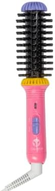 CALISTA GoGo Mini Heated Round Brush, Corded On-the-Go Styling, Peachy Pink by CalistaToolsLuxuryBeauty