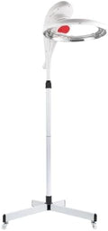 Hooded Stand Up Hair Bonnet Dryer Orbiting Rotating Hair Processor Perm Styling with Timer Swivel Caster Rolling Base for Beauty Salon or Home Use 360 Degree Rotation Compatible White by ZAWAYINE