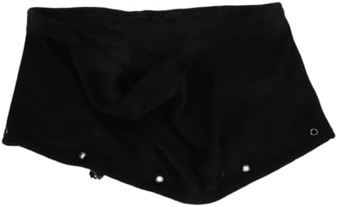 Black Hair Steamer Cap Cover with Adjustable Drawstring for Machines by GATHINESS