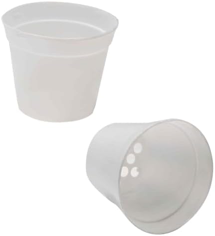 45PCS 2.7" White Plastic Plant Pots, Mini Nursery Seedling Pot - Image 4