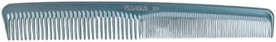 Pegasus MICOLOR 201, 7in Hard Rubber Hair Detangling/Trimmer Comb, Handmade, Seamless, Smooth Edges, Anti Static, Heat and Chemically Resistant, Wet Hair, Everyday Grooming Comb | Peines de goma dura - Blue by AmeliaBeauty