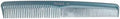Pegasus MICOLOR 201, 7in Hard Rubber Hair Detangling/Trimmer Comb, Handmade, Seamless, Smooth Edges, Anti Static, Heat and Chemically Resistant, Wet Hair, Everyday Grooming Comb | Peines de goma dura - Blue by AmeliaBeauty
