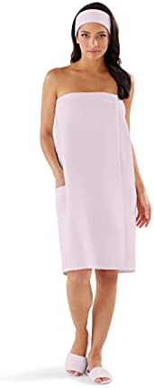 Boca Womens Waffle Towel Wrap, Lightweight Waffle Shower Wrap & Sauna Towel by BocaTerryRobes