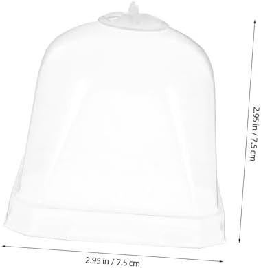 Toddmomy 10Pcs Transparent Greenhouse Dome Plant Cloche Covers - Image 2