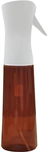 Amber Spray Water Bottle for Beauty Natural Hair Salon Mister Curly Plants Face Care Indoor Tools Continuous 360 Mist Misting Fine Large Supplies Tan Brown 10OZ - Image 5
