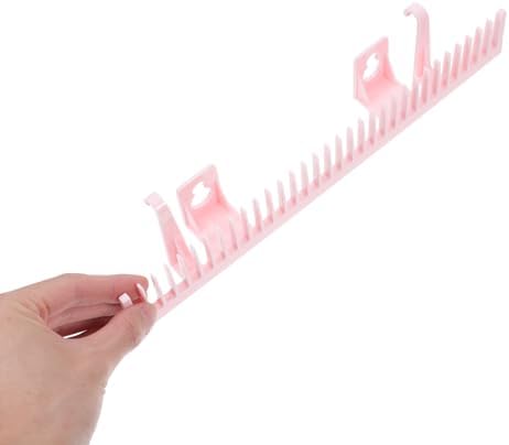 FRCOLOR Wig Holder Rack Detachable Wig Display Rack for Hair Extensions Braiding Hair and Storage Wall-Mounted Salon Storage Shelf for Store Home Use 11.81 X 2.36 X 1.61 in - Image 3
