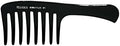 Pegasus 511_B1, 9in Curved Blow Dry Styler Comb, Handmade, Seamless, Smooth Edges, Anti Static, Heat and Chemically Resistant, Wet Hair, Everyday Grooming Comb | Peines de goma dura - Black by AmeliaBeauty