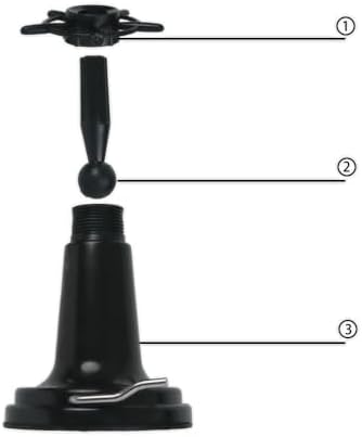 FUTAI Strong Grip Suction Cup Mannequin Head Stand Adjustable Wig Holder with Stable Vacuum Base Perfect for Hairdresser Tabletop Styling Braiding Practice Salon Display Fits All Styrofoam Foam Canvas Heads - Image 3