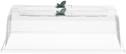 Vego garden Seedling Dome Cover 10" x 20" Food-Grade PET Plastic with Drip Irrigation & Vented Airflow for Seeds Growing Starting 8 Packs by Unknown