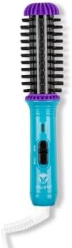 CALISTA GoGo Mini Heated Round Brush, Corded On-the-Go Styling, Berry Burst by CalistaToolsLuxuryBeauty