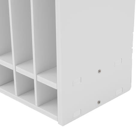Wall Mounted Salon Station, Salon Hair Color Tube Storage Cabinet Large Capacity Salons Storage Shelves Professional Hair Dye Display Holder Rack with Adjustable Shelve for Beauty Spa Barbershop Home - Image 5