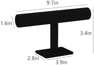 Bracelet Holder Stand,Bracelet Organizer Display for Selling,Bangle Organizer for Women,Watch Storage Holder for Men,Jewelry Business Supplies (Black, 1 Tier) - Image 6