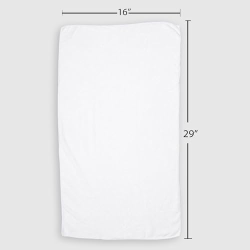 Fromm Softees Microfiber Hair Towels, Fast-Drying, 10-Pack, White - Image 5