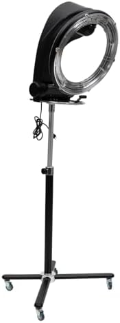 Professional Stand Hair Dryer, 950W Sit Under Hair Dryer with Wheels, Height Adjustable Standing Hair Dryer Bonnet | Stand Bonnet Hair Dryer | 3 Temperature Settings | Touch Screen Switch | Timer by Yellulu
