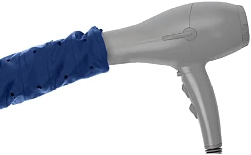 Glow by Daye Bonnet Hood Hair Dryer Attachment, At Home Hair Dryer Hood for Hand Held Hair Dryer, Extra-Large, Navy - Image 3