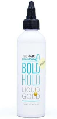 The Hair Diagram Bold Hold Liquid Gold Reloaded, Glueless Lace Gel (4oz) - Image 2