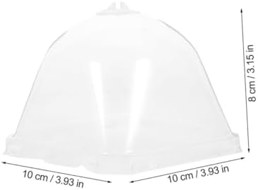 12Pcs Plastic Dome Covers for Succulents, Humidity Retention Cloches - Image 2