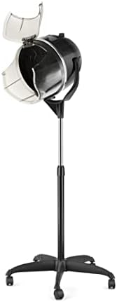 Salonsunny Hooded Stand-Up Hair Bonnet Dryer Professional Rolling Base with Wheels Portable Hair Dryer - Image 5