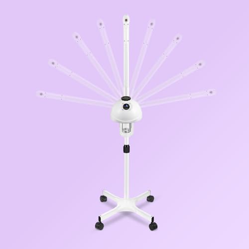 Professional Facial Steamer, Vaporizador Facial with Steam Adjustable & Timer, Movable Arm, Preheating Esthetician Steamer, Home Beauty Salon SPA by Unknown