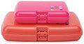 Caboodles Care Pack and Lil Bit Set | Mini Cosmetic Storage for Purse With Snap-Tight Latch, Hot Pink & Orange by Caboodles