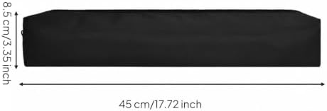 Zippered Styling Tool Bag with Aluminum Foil Lining Heat Resistant Hair Styling Tool Storage Bag Lightweight Hair Iron Travel Case for Gym - Image 6