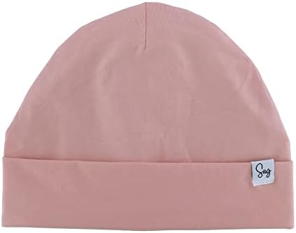 Jersey Beanie Hat for Newborn Baby Boys Girls Silky Satin Lined Hats Bonnet Toddler Infant Little Kids Beanies Caps by Sugarmelon