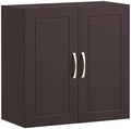 SoBuy Wall Cabinet, Bathroom Storage, 23.6 x 11.8 x 23.6 in, MDF, Brown by Haotian
