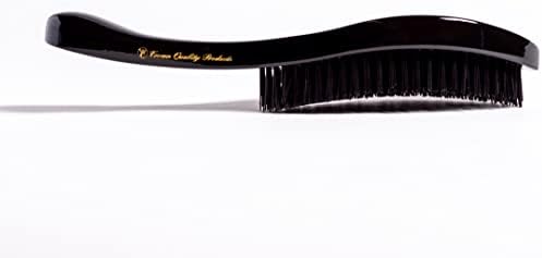 Original Curved 360 Wave Brush, HARD Flex Bristle, BLACK Hairbrush - Image 2