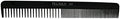 Pegasus 212, 8.25in Hard Rubber Styling Comb with Extra Course and Fine Teeth, Smooth Edges, Anti Static, Heat and Chemically Resistant, Wet Hair, Everyday Grooming Comb | Peines de goma dura - Black by AmeliaBeauty