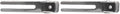 Diane Double Prong Hair Clips for Women, Girls For Holding Rollers or Hair 1.75 Inches Long Silver D17, 80 Count (Pack of 2) by Diane