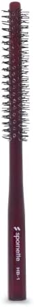 Spornette Mini Styler Boar Bristle .75 inch Round Brush for Blowouts, Volume, Styling, Finishing, Curling & Setting Short, Curly, Wavy, Straight, Thick, Normal or Thin Hair on Men & Women by SPORNETTE