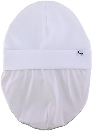 Jersey Beanie Hat for Newborn Baby Boys Girls Silky Satin Lined Hats Bonnet Toddler Infant Little Kids Beanies Caps - Image 4
