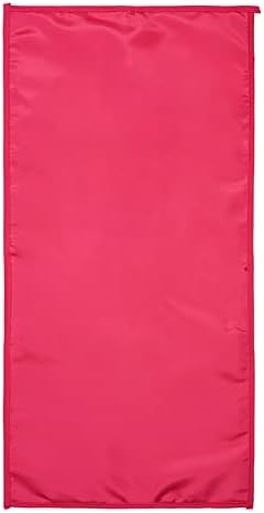 2 Packs Satin Wig Bags Storage with Hangers (23.6in x 11.4in,Rose red #1) - Image 4