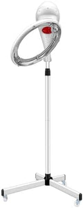 950W Salon Hair Dryer, 360° Rotating Professional Infrared Hair Color Processor with Perm Styling Hair Processor Adjustable Height & Timer for barbershops, Beauty & Salons (White) by Unknown