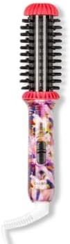 CALISTA GoGo Mini Heated Round Brush, Corded On-the-Go Styling, Pink Petals by CalistaToolsLuxuryBeauty