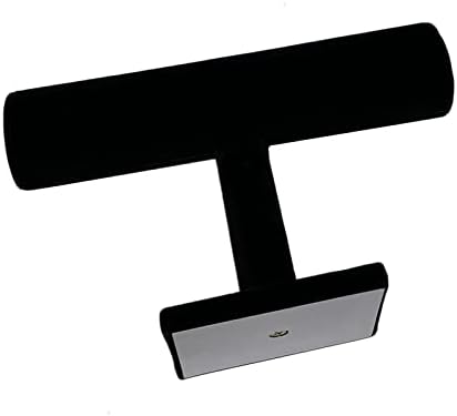 T-Bar Bracelet Holder,Bracelet Display Stand For Selling,Jewelry Organizer Watch Rack For Show (Black Velevt) - Image 5