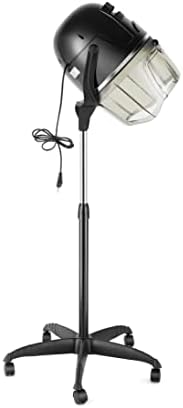 Salonsunny Hooded Stand-Up Hair Bonnet Dryer Professional Rolling Base with Wheels Portable Hair Dryer - Image 3