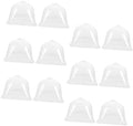 12Pcs Plastic Dome Covers for Succulents, Humidity Retention Cloches by Toddmomy