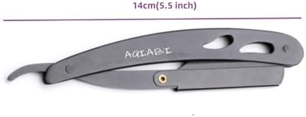 5.5" Professional Hair Cutting & Thinning Shears Set with Straight Razor - Image 6