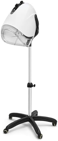 Elitzia 1000W Hooded Hair Dryer with Timer & Temp Control for Salon by ElitziaCare
