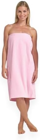 Boca Terry Towel Wrap for Women, 100% Cotton Spa Bath Wrap with Snaps by BocaTerryRobes