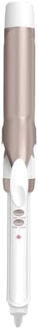 Conair Curling Iron, Double Ceramic, 1 1/4-in. Width, White/Rose Gold by conair