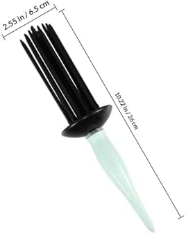 Green Plastic Curling Comb Hair Volume Tool for Defined Curls and Styling - Image 2