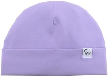 Jersey Beanie Hat for Newborn Baby Boys Girls Silky Satin Lined Hats Bonnet Toddler Infant Little Kids Beanies Caps by Sugarmelon