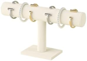 Bracelet Holder Stand,Bracelet Organizer Display for Selling,Bangle Organizer for Women,Watch Storage Holder for Men,Jewelry Business Supplies (Beige, 1 Tier) by Ausalivan